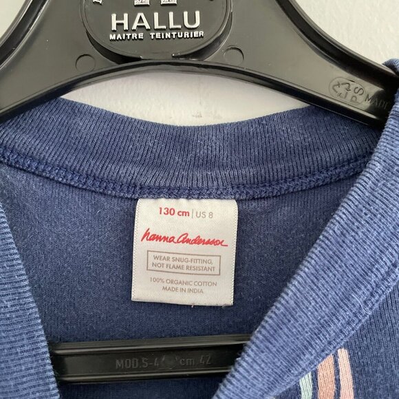 Hanna Andersson Kids Navy Blue Rainbow Set Size US 8 - Picture 3 of 6